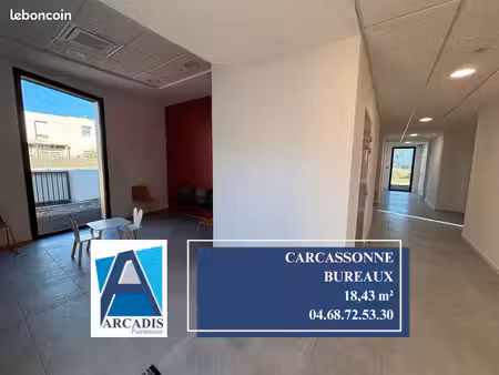bureaux 18 m² carcassonne