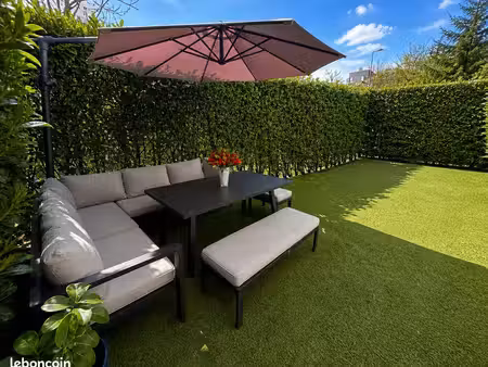 appartement 4 pieces avec jardin privatif de 76 m²  parking et climatisation réversible  à