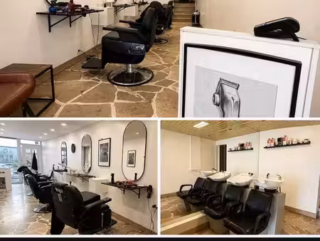 ◊ barber shop à vendre – longjumeau – 3 postes – parking – 65k