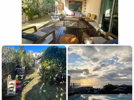 mont roquefeuil : charmante villa t3 bis avec jardin & piscine