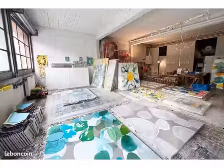 loft/atelier d'artiste de 101 m² dans une ancienne verrerie des années 30 à choisy-le-roi