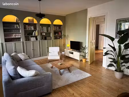 appartement de caractère 136 m² rénové – hyper-centre saint-brieuc – garage