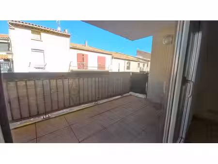 villeneuve-les béziers  résidence  t3 + terrasse + parking