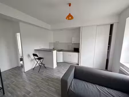 a louer brest rive droite quatre moulins t1 bis meublé 26 m2