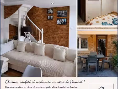 maison en pierre renovée