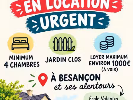 recherche location urgent