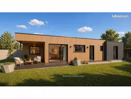 maison ossature bois neuve 90m² pierrefontaine-les -varans
