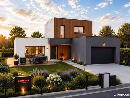 projet de construction d'une maison 100 m² avec terrain à saint-carreuc (22)