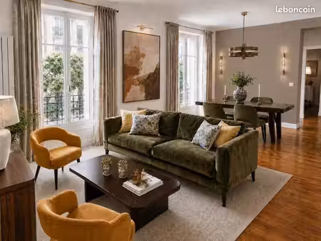 beau 3-pièces meublé de 61 m²  lumineux et idéalement situé