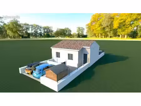 maison neuve 50 m² à la calmette 30190 – terrain 185 m²  permis accepté et construction cc