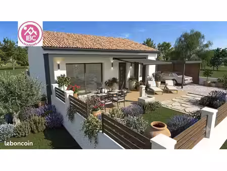 projet de construction d'une maison 90 m² avec terrain de 481 m² à blauzac (30)