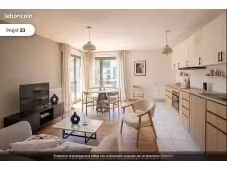 appartement 3 pièces 60 m²