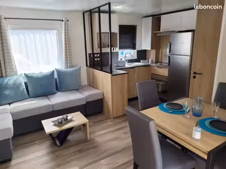 mobile-home bora bora 2023 – 3 ch  8 couchages  clim  terrasse  tout équipé