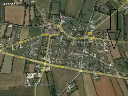 terrain à bâtir à grosville  proche de les pieux
