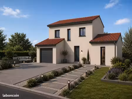 projet de construction d'une maison 90 m² avec terrain à sonnay (38)