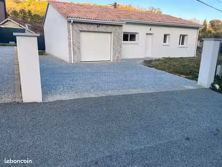 maison neuve  plain-pied avec 3chambres garage jardin