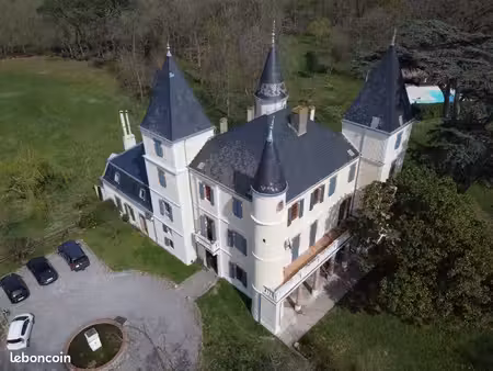 château 600m2 dépendance et 3 4 ha