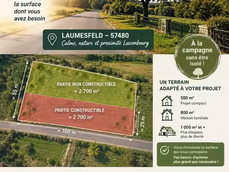 terrain constructible à la carte