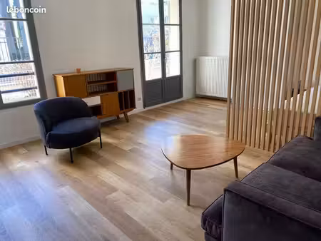 grand f1 meublé de 34 m² entièrement rénové avec terrasse – chantilly