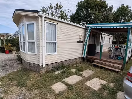 mobil-home 4 saisons willerby 44m2 - terrasse  emplacement calme - camping de l'hofland - 