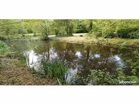 terrain de loisirs avec son petit étang