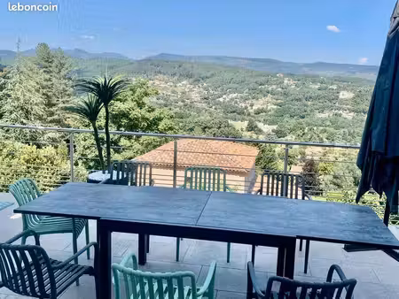 aubenas – villa meublée 130 m² – bail mobilité octobre à avril