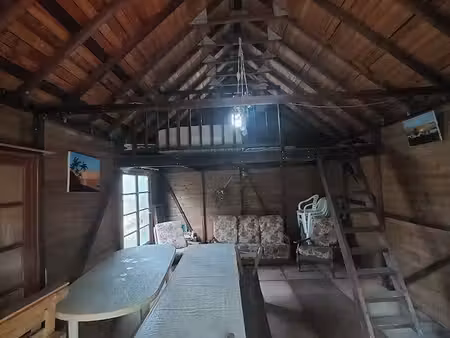 terrain de loisirs avec habitation de 24m2