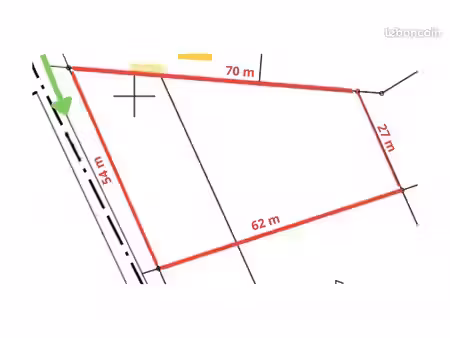 terrain 2500 m² orléat