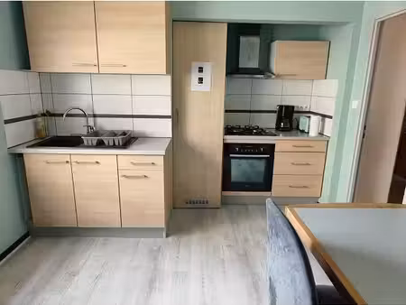 colmar- chamant t3 de 76 m2 avec cuisine équipée  grand balcon  garage et cave