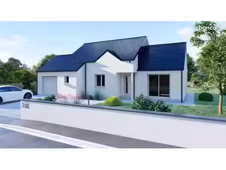 projet de construction d'une maison 86.16 m² avec terrain à grosville (50)