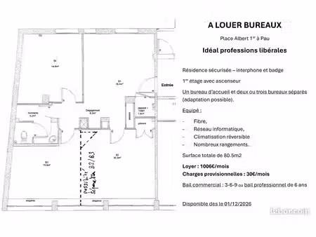 location bureaux