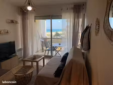 studio 23 m² refait à neuf - vue mer & terrasse sud - année universitaire / bail mobilité