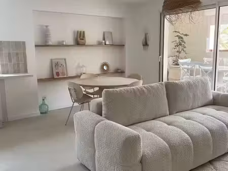 appartement t3 rénové ~80m² meublé avec terrasse & garage - torreilles village