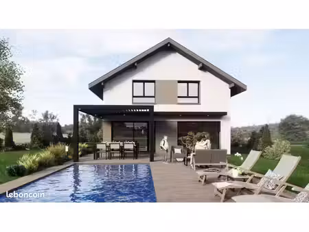 projet de construction d'une maison 100 m² avec terrain à hauteville-sur-fier (74)