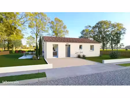 projet de construction d'une maison 63.81 m² avec terrain à nesmy (85)
