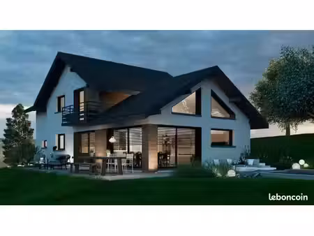 projet de construction d'une maison 143 m² avec terrain à naves-parmelan (74)