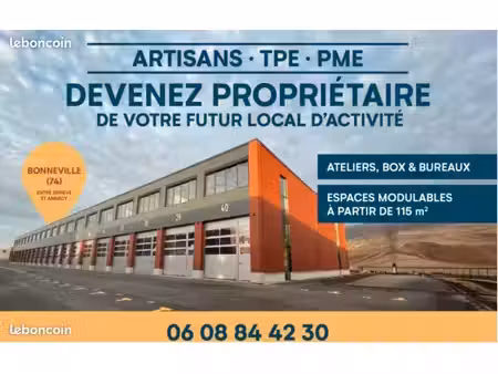 local d'activite & bureaux de 235 m2 bonneville