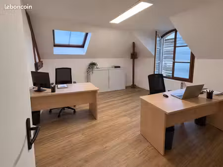 bureau privatif meublé – 2 postes – meaux centre