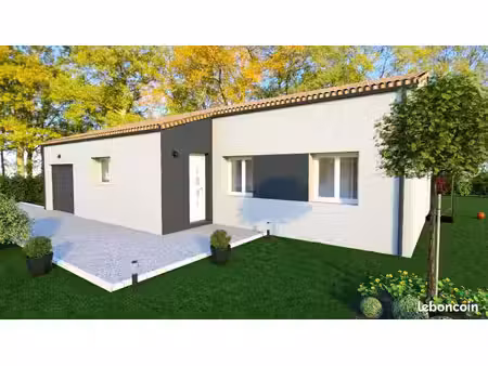 maison 4 chambres sur un terrain de 310 m² à longeville-sur-mer