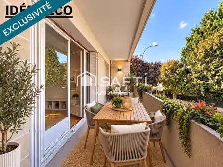 choisy-le-roi – 3 pièces rénové – grand balcon – traversant & lumineux