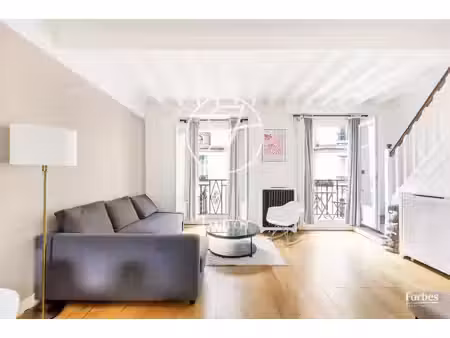 paris 15e - suffren - duplex - 3 pièces - 57 96m² carrez - 62 71m² au sol - 2 chambres - b