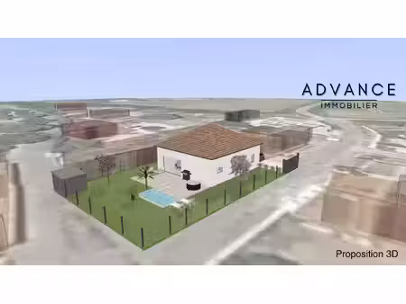 terrain à bâtir avec vue dégagée — castelnau d'estretefo