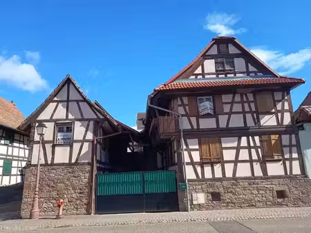 maison alsacienne au cœur du village – beau potentiel de rénovation