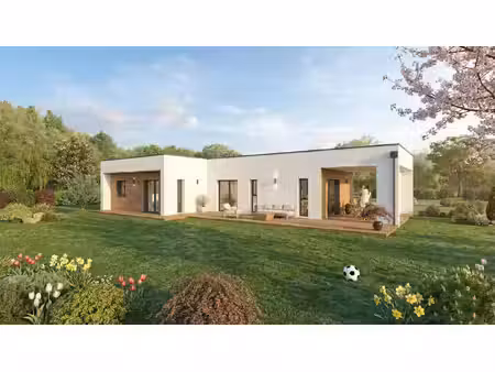 terrain avec maison neuve à vendre