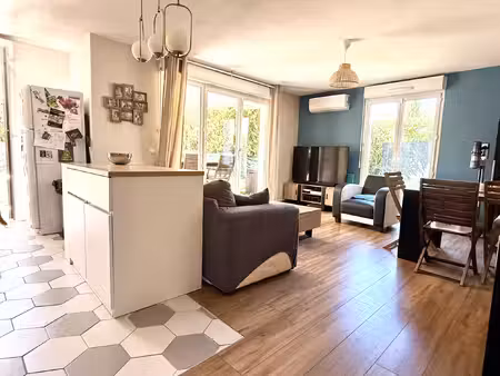 appartement t3 rez de jardin de 58m2 avec 87m2 de jardin