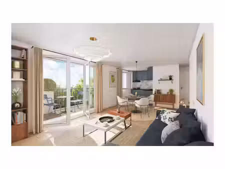 appartements neufs à vendre 3 pièces 62m2 avec balcon