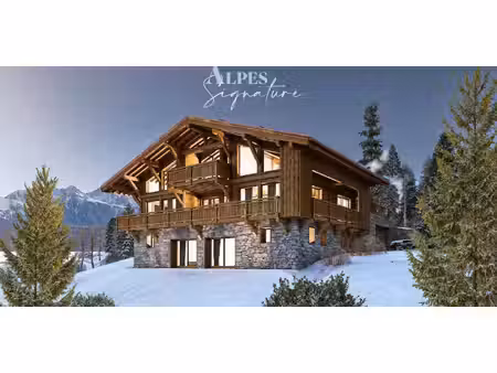 chalet avec vue panoramique et terrasse combloux (74)