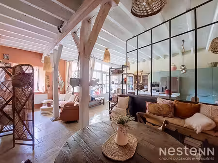 location maison en pierre de 113 m² à saint-mézard avec 3 chambres  bureau et vaste pièce 