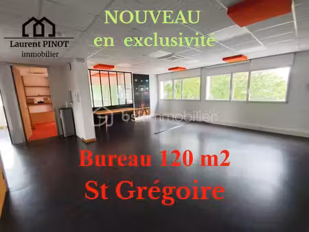bureaux 120 m² – parc de brocéliande – saint-grégoire