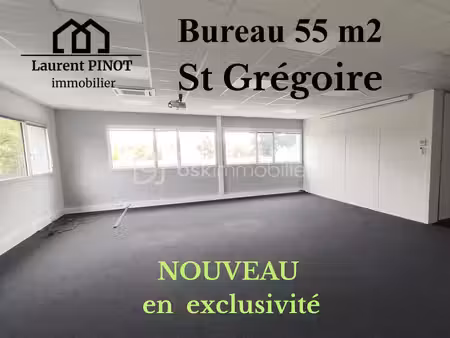 bureaux 55 m² – parc de brocéliande – saint-grégoire